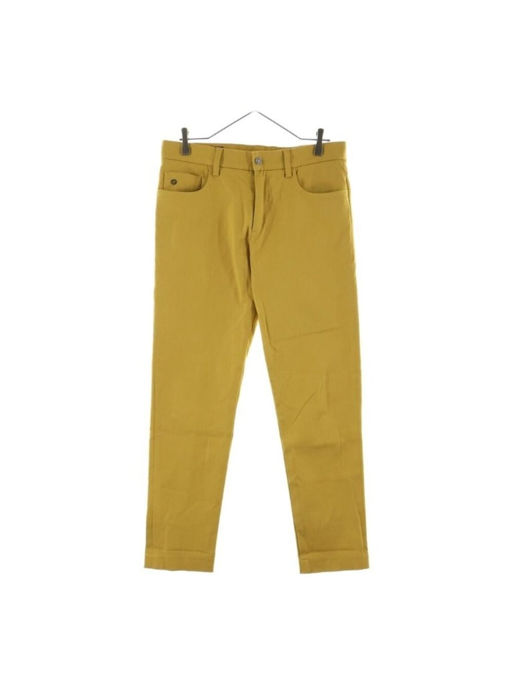 Gucci Pants Cotton 5 Pockets Yellow XZ